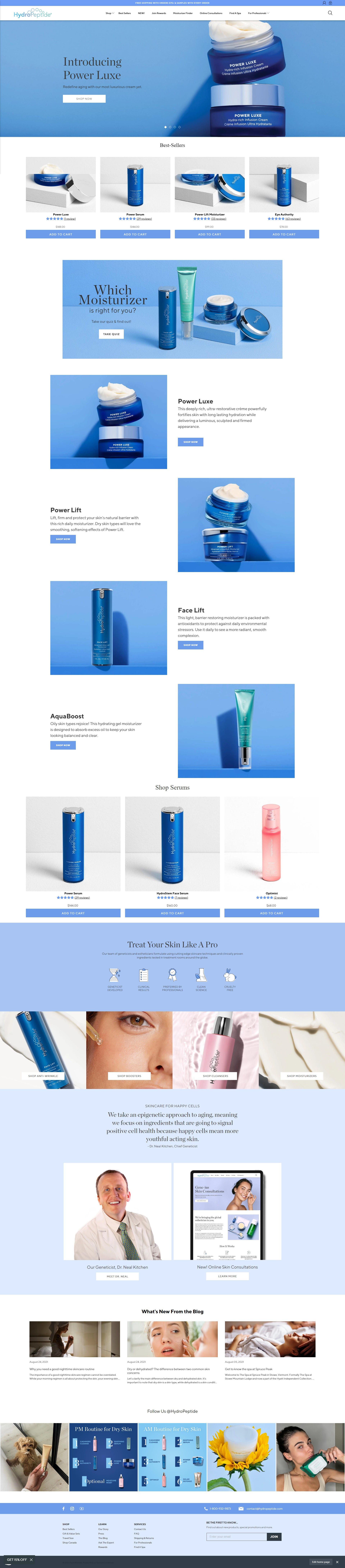 Entire Website setup and custom drawer cart built screenshot
