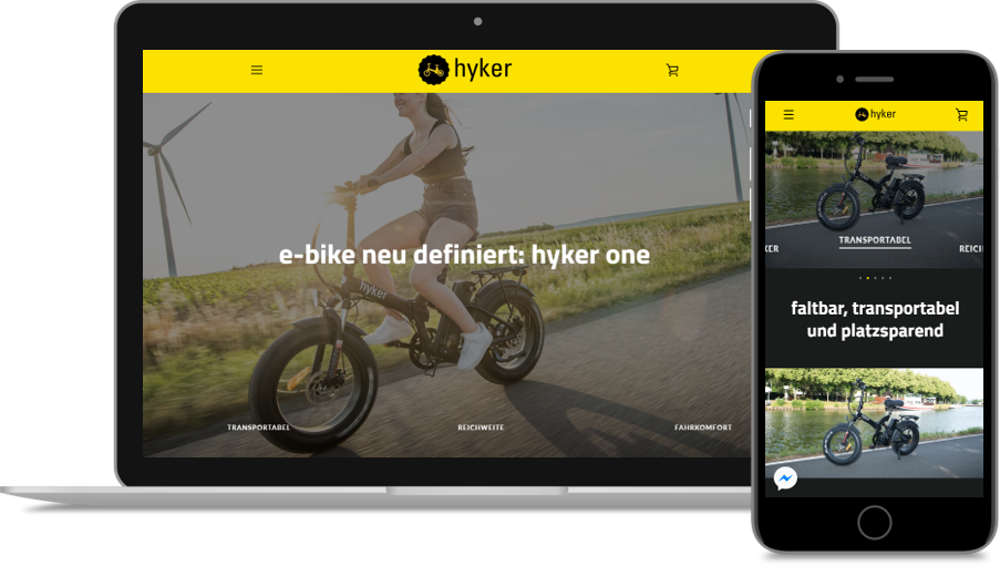 Brand Development and Corporate Design Implementation for hyker.de