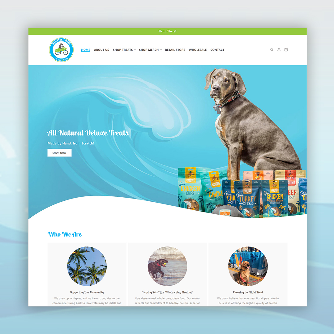 Complete Shopify Store Setup and Design for Dog Products