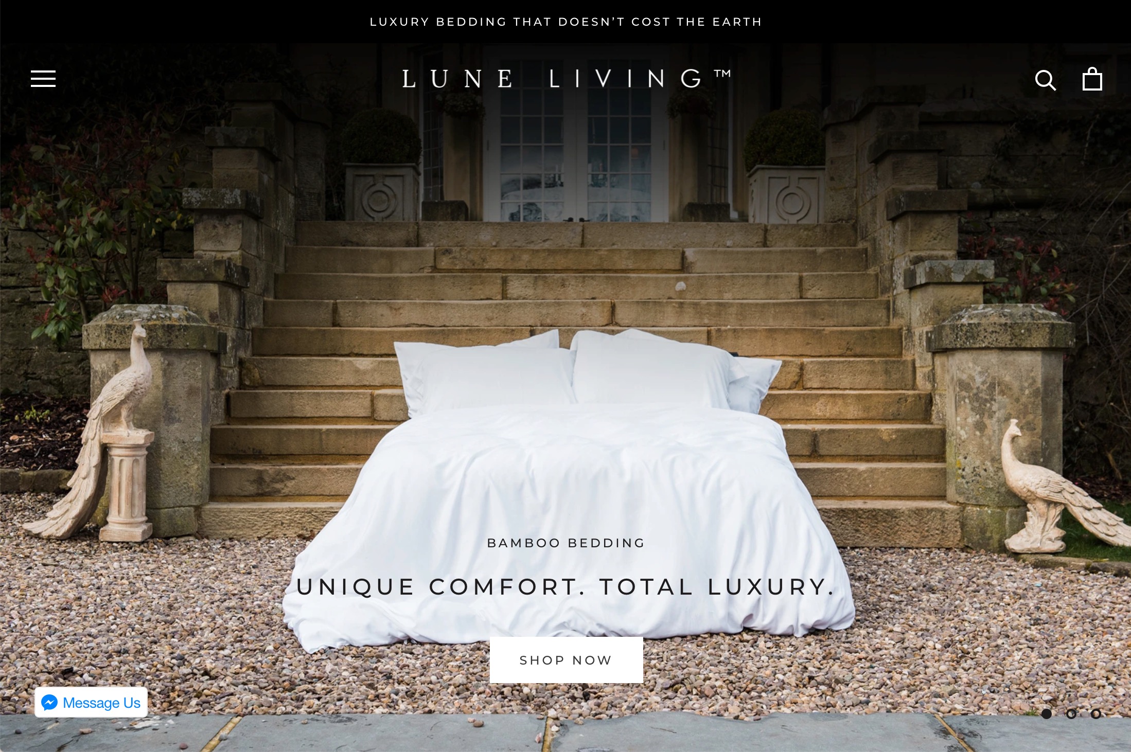 Establishment of Lune Living Ecommerce Store: Bedding Brand Setup