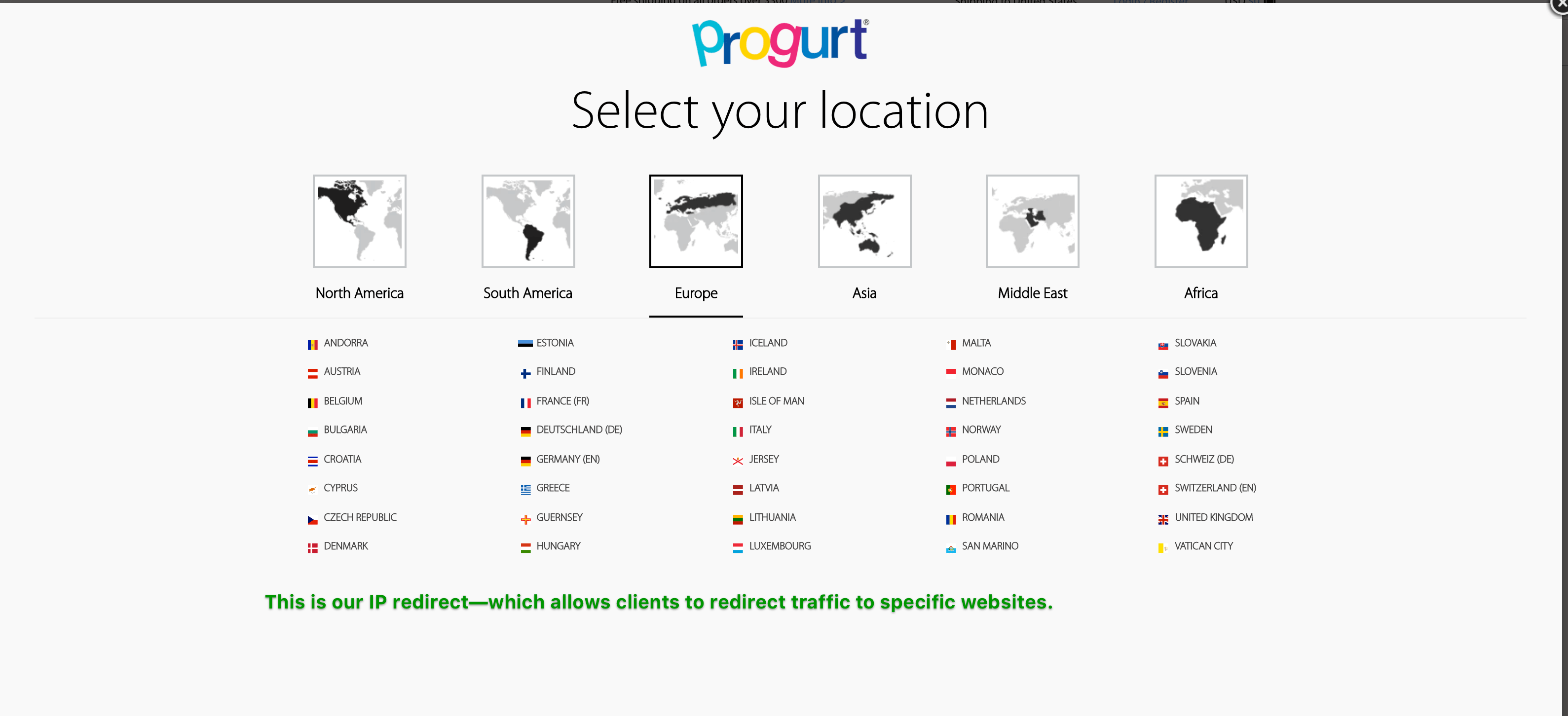 Regionalization - Selling Internationally   Globally, we can help! screenshot