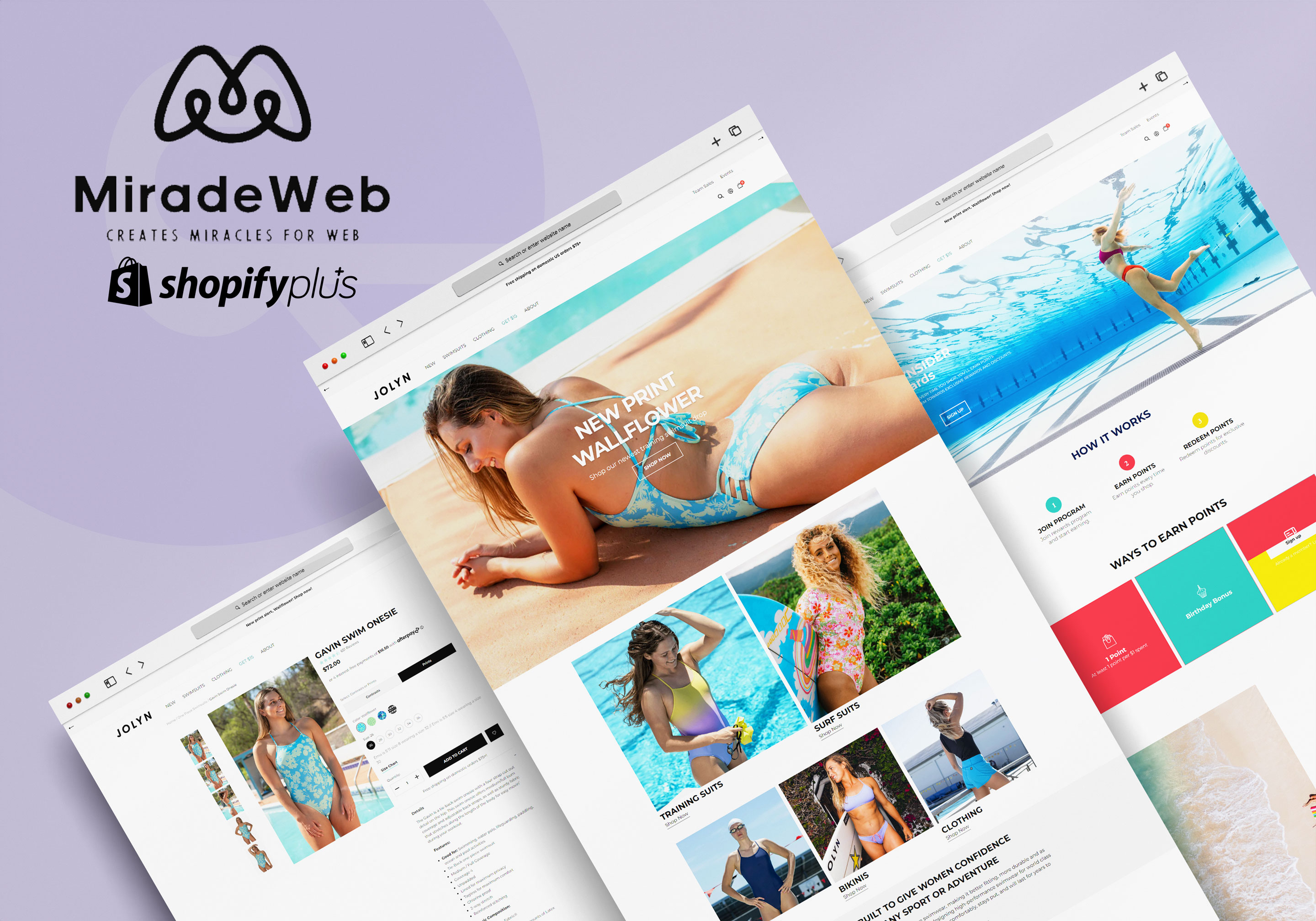 Shopify Page and App Development for JOLYN