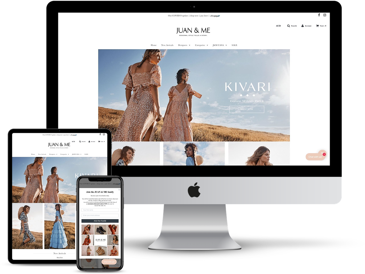 Juan & Me Boutique: A Personalized Fashion Store Experience