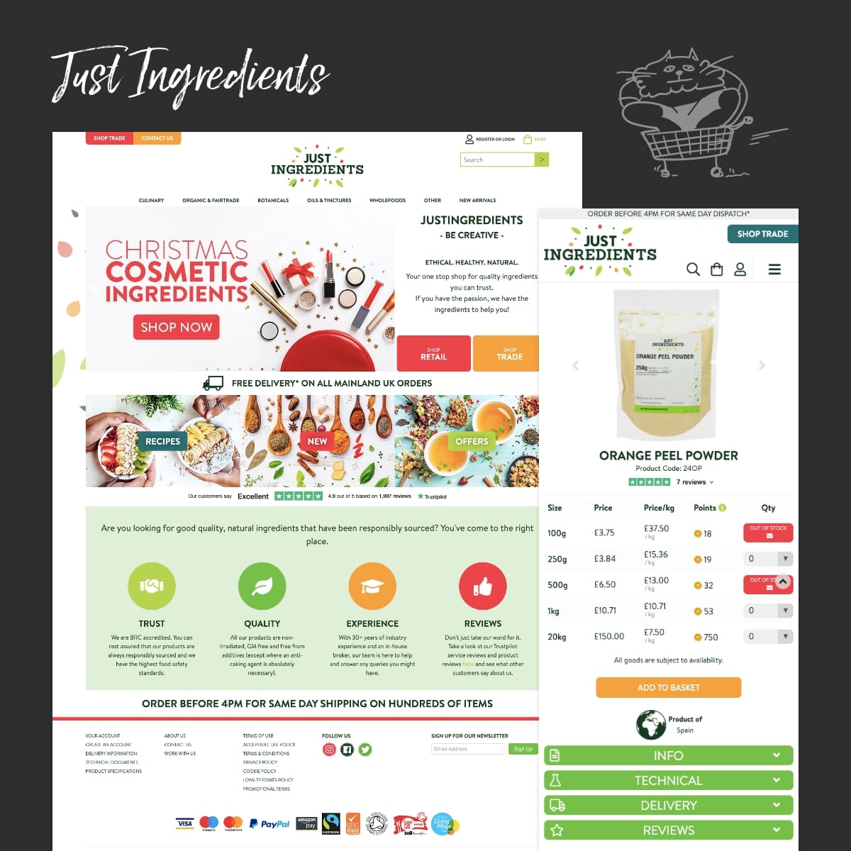 Comprehensive Migration from Magento to Shopify Plus for Just Ingredients
