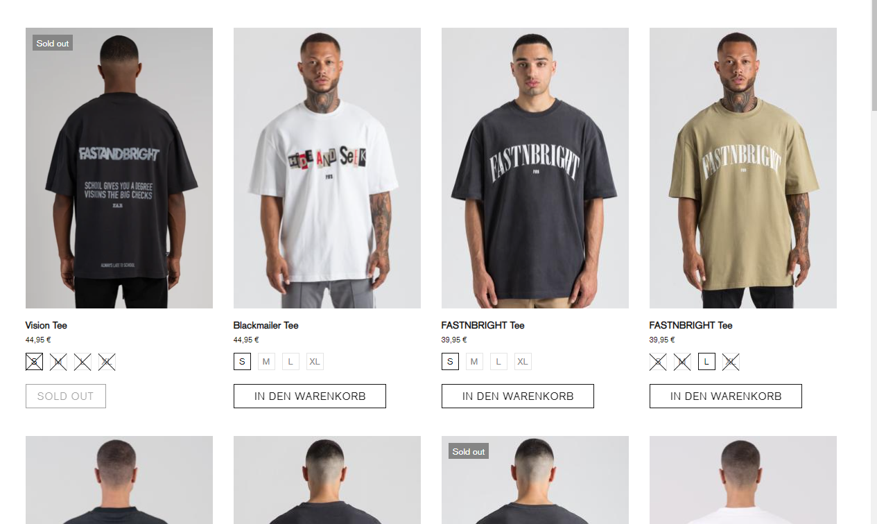 Re-Design von fastandbright.de inkl. Verschlankung des Quellcodes screenshot 1