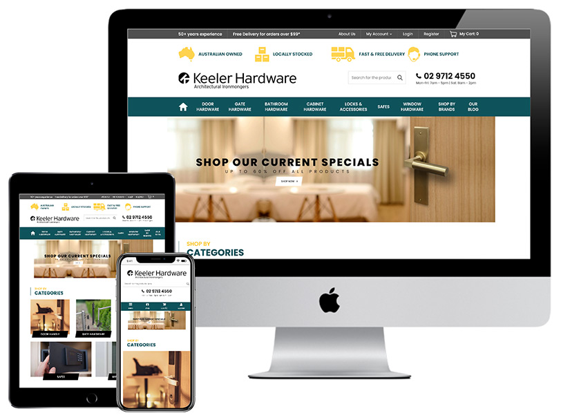 47.91% Increase in Revenue - Keeler Hardware screenshot