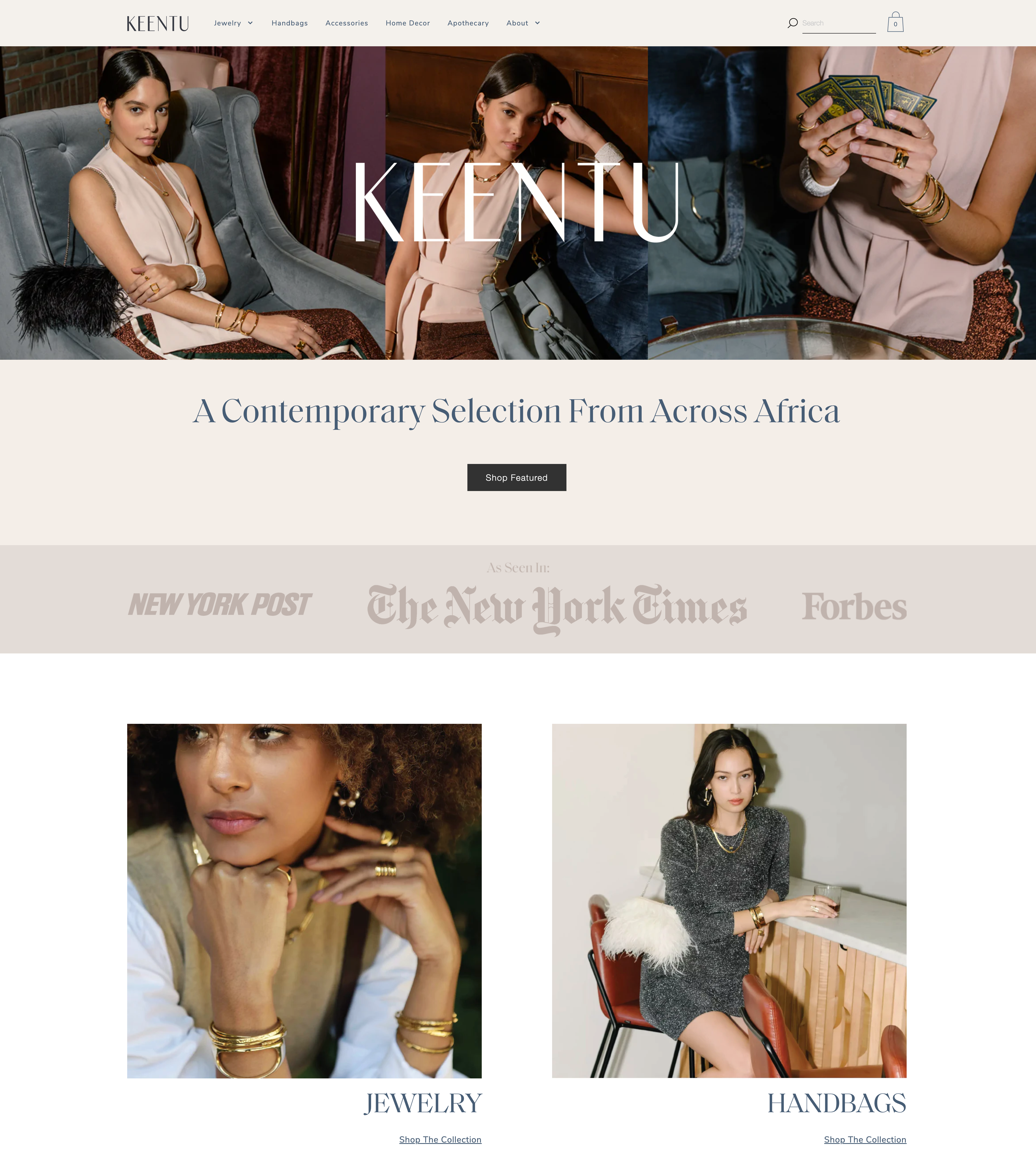 Shopify Design Implementation: From PSD/Figma for KEENTU