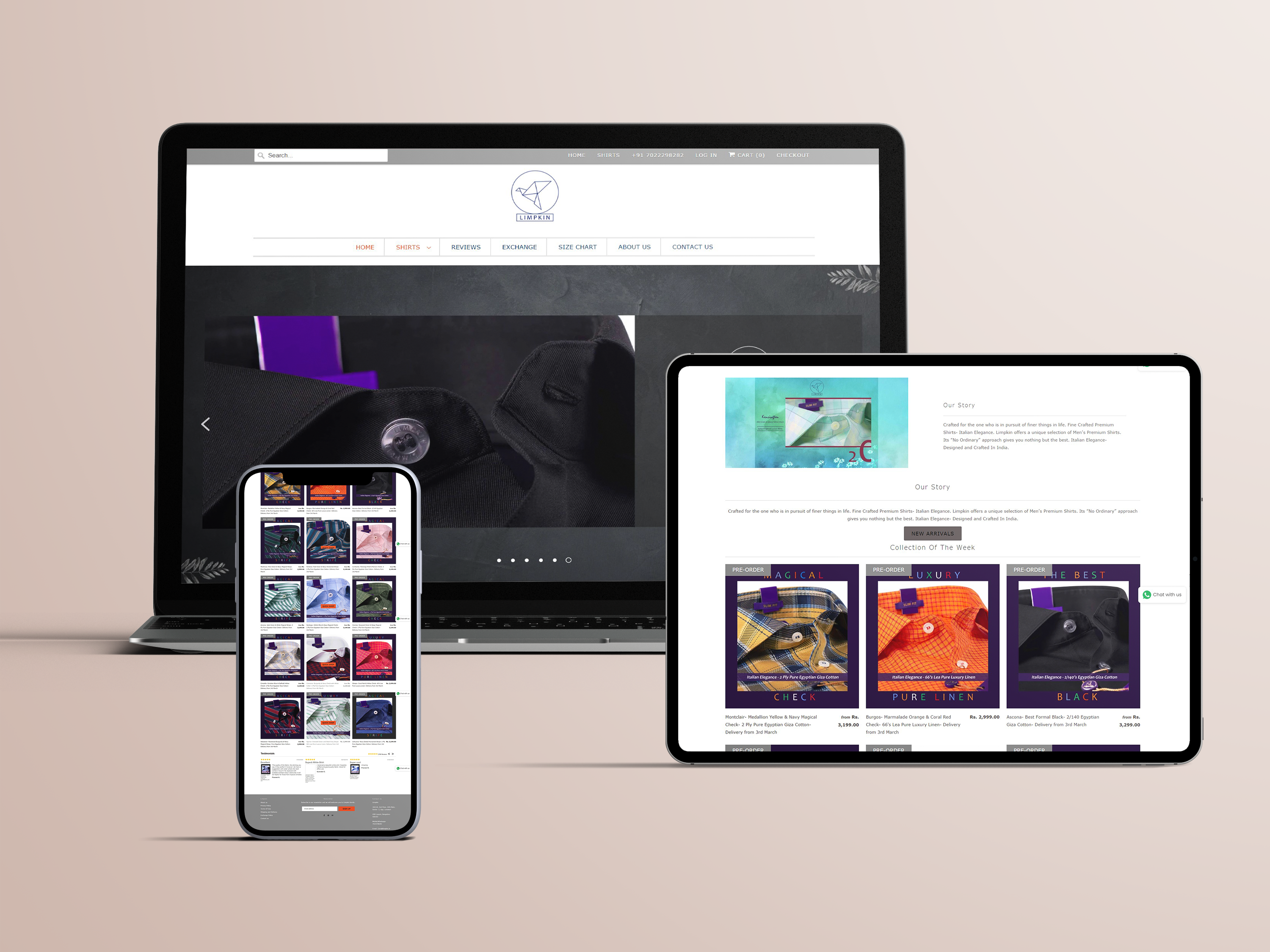 Comprehensive Store Design and Management for Limpkin Shirts