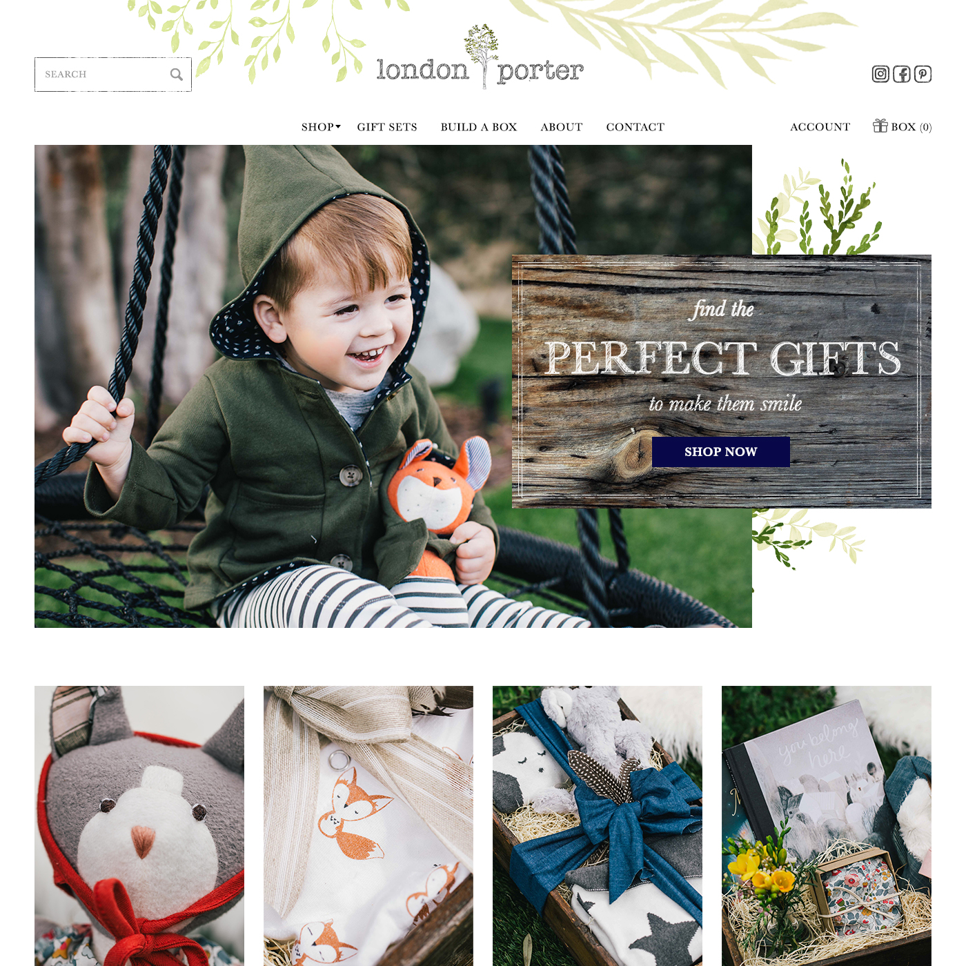 LONDON PORTER | CUSTOM THEME DESIGN AND DEVELOPMENT screenshot