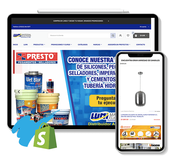 Modern Ecommerce Store Build for LUMI: Electrical Materials