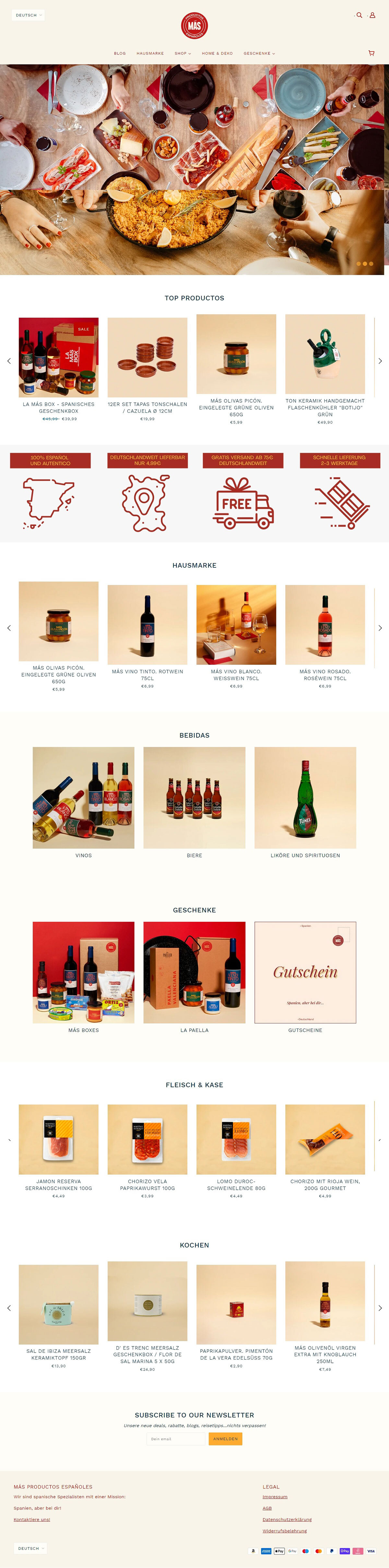 Mas Productos Españoles screenshot