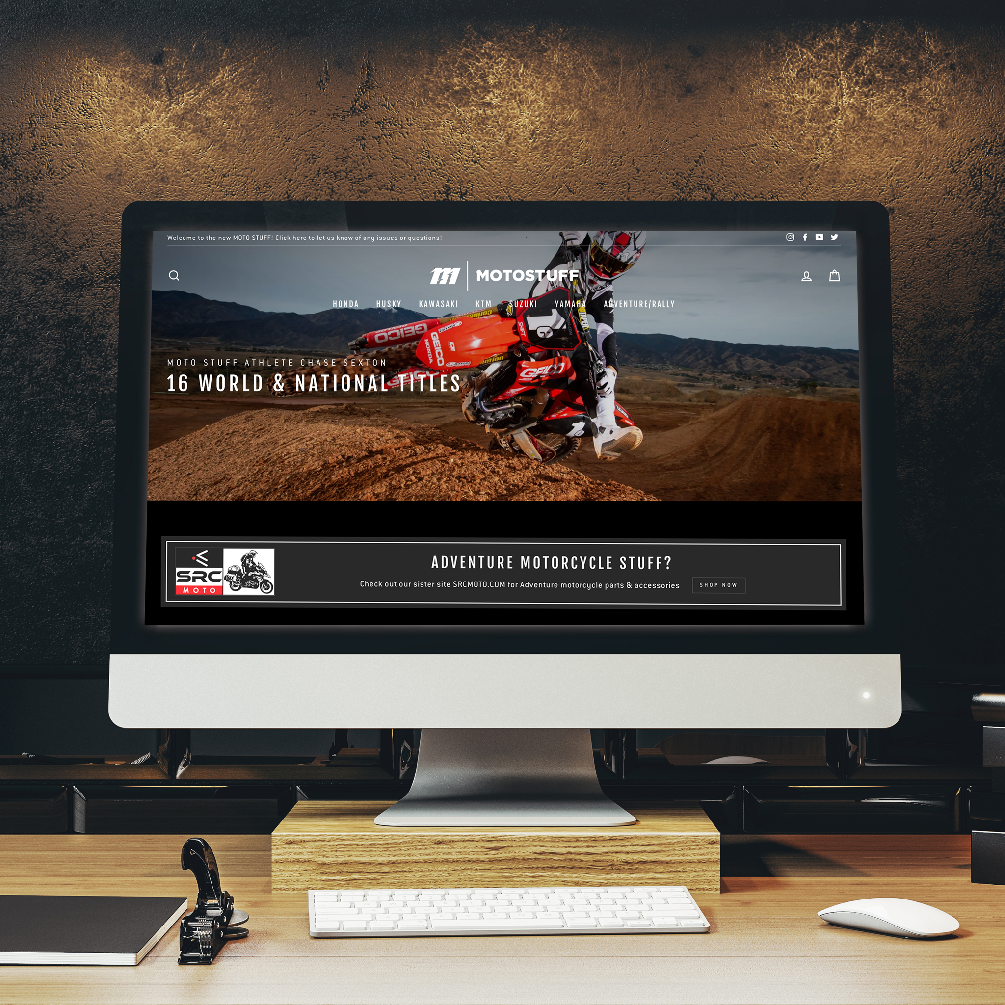 Comprehensive Site Design and Migration for Moto Stuff