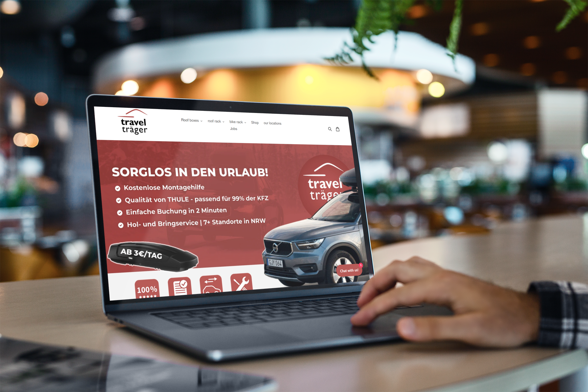 Traveltraeger.de screenshot