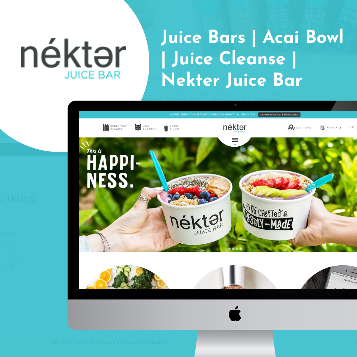 Ongoing Enhancements for Nekter Juice Bar: Design & Functionality Updates