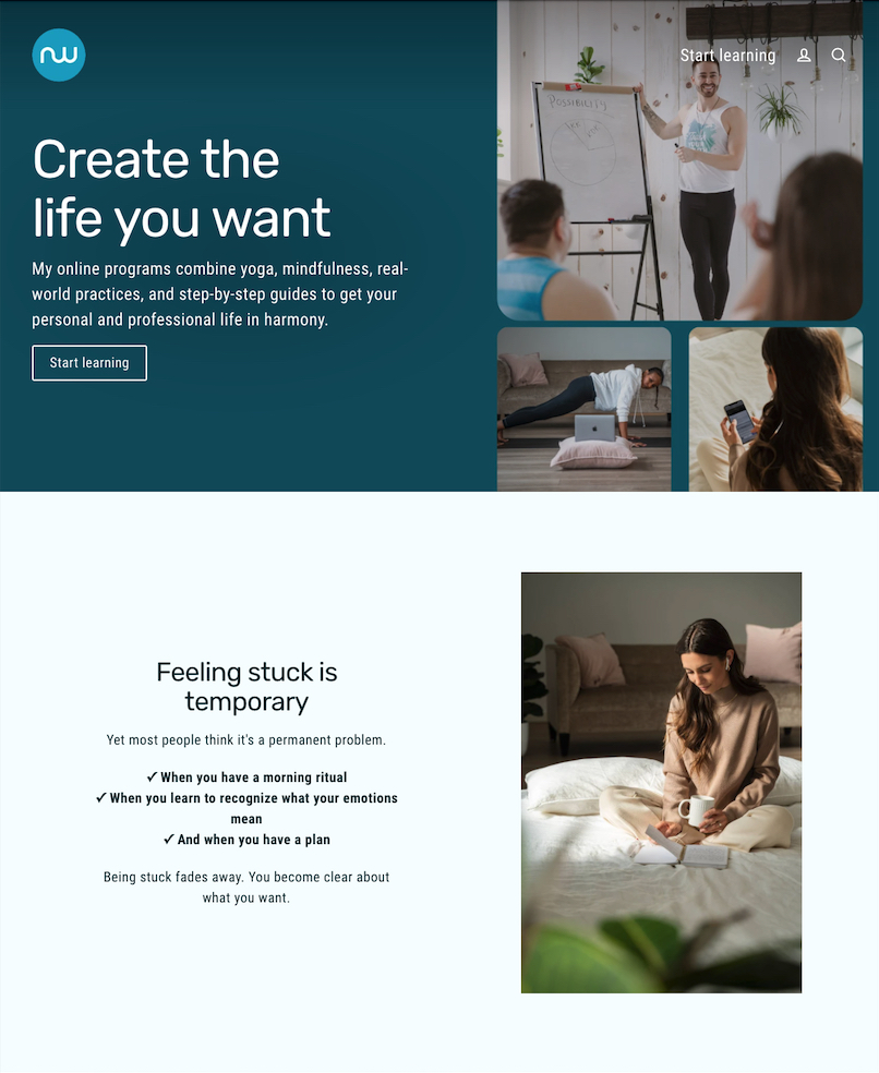 Create StoryBrand™. Build mobile & desktop site. Marketing funnel. screenshot