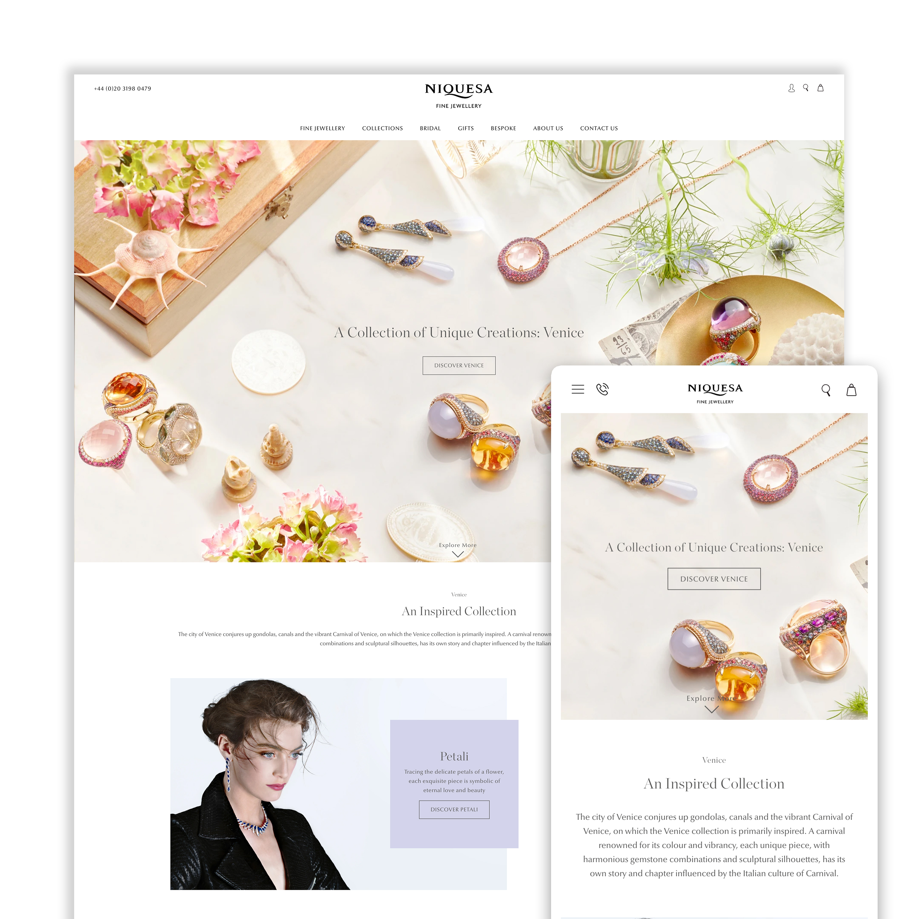 Niquesa Fine Jewellery - Design & Custom Build screenshot