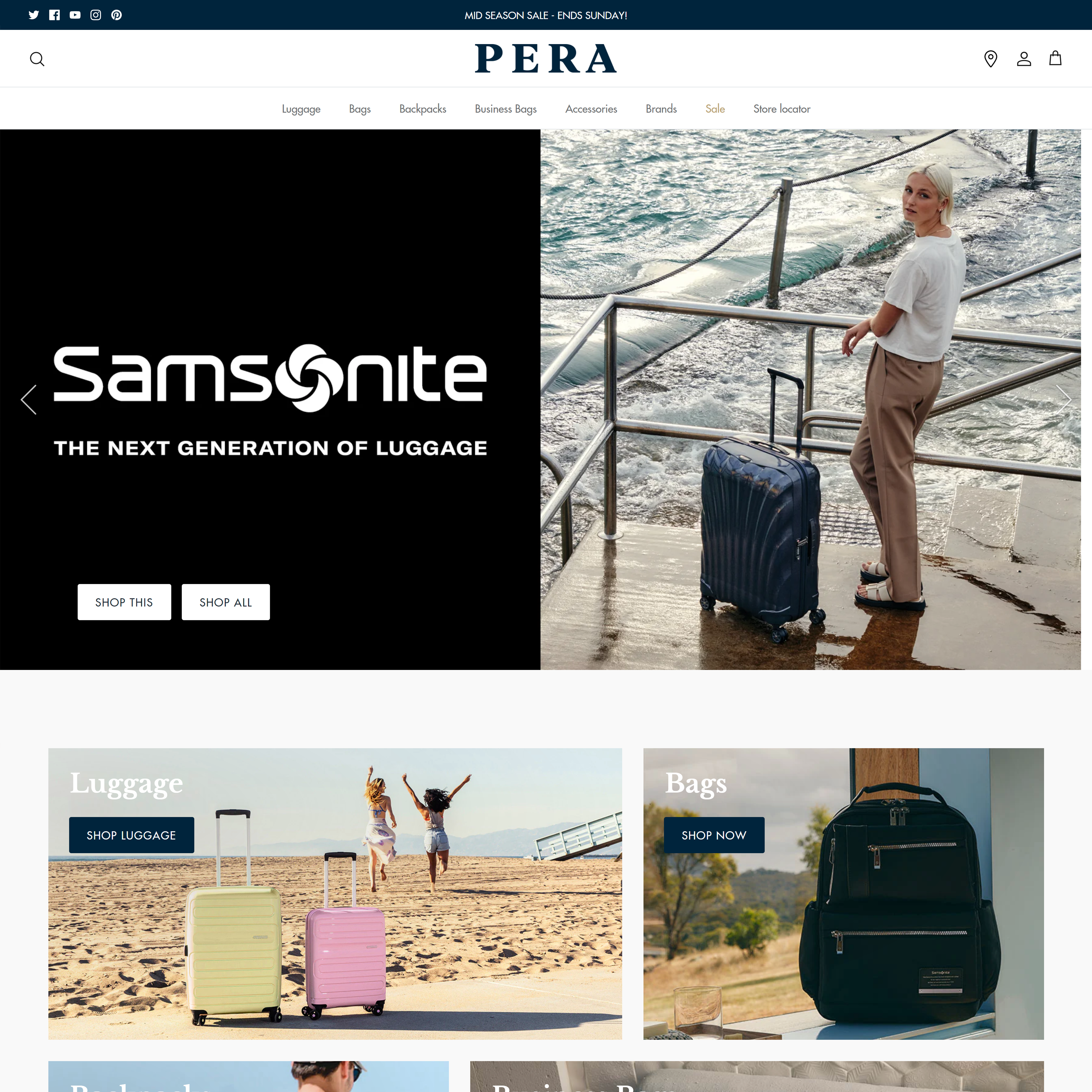 PERA Luggage - Theme Upgrade screenshot