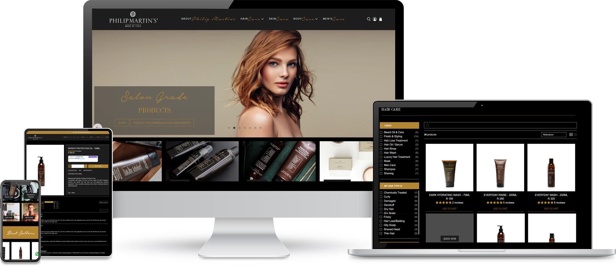 Custom Website Design and Development screenshot