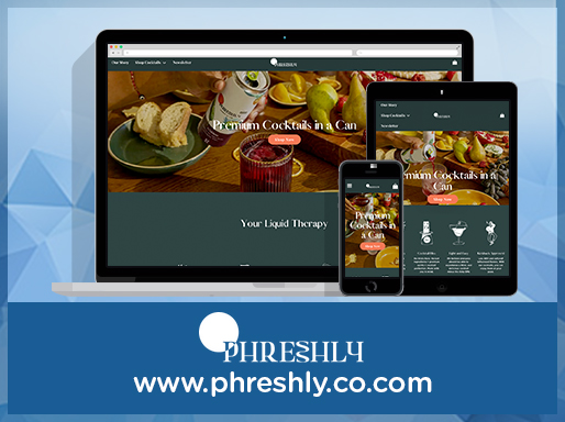 Custom Website Development for Phreshly: Tailored E-commerce and Branding Solutions