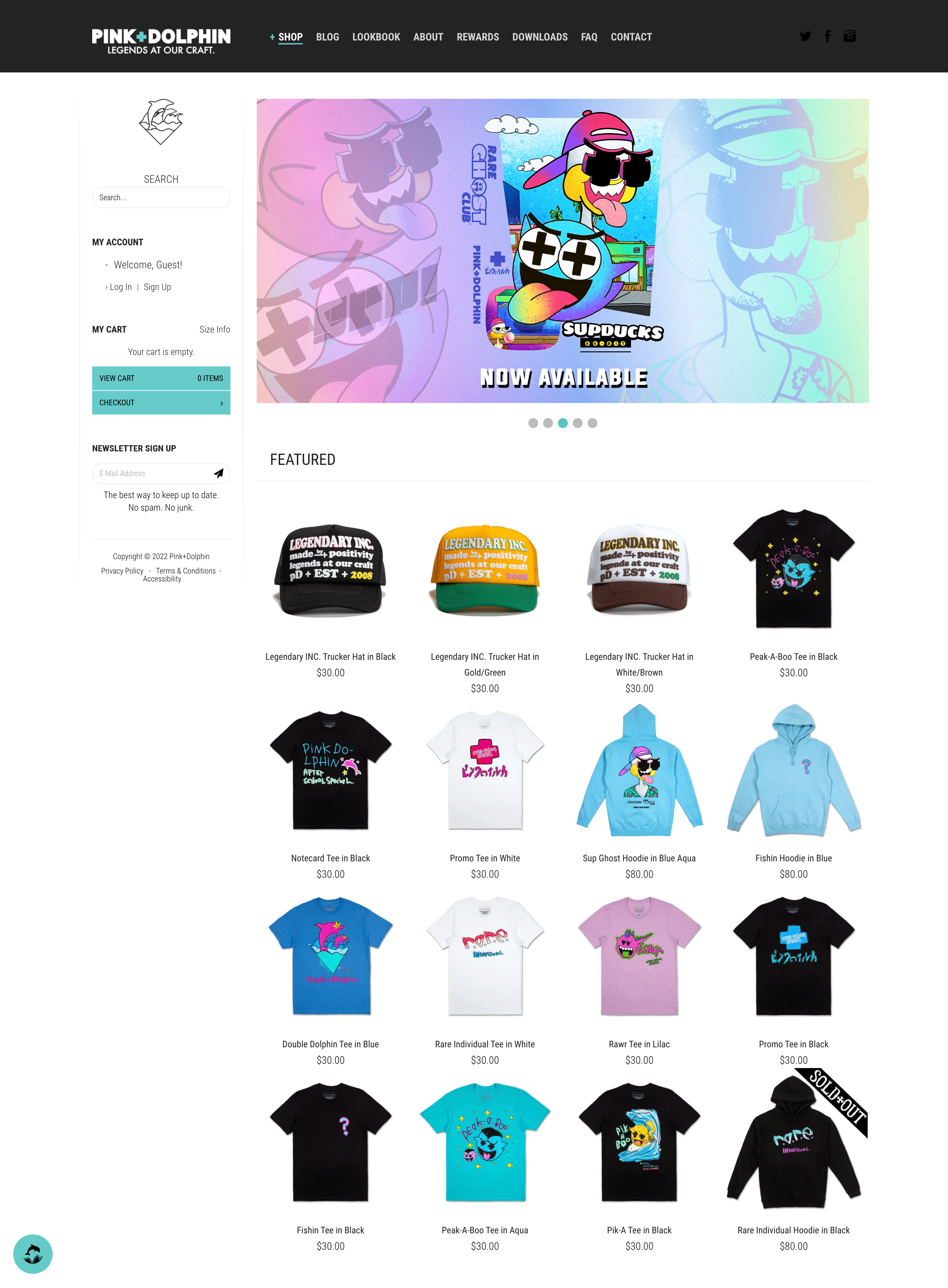 Comprehensive Design & Development for Pink+Dolphin