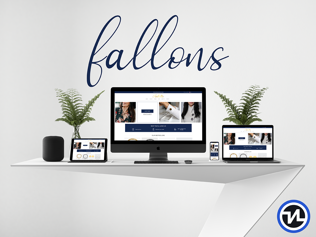 Complete Shopify Store Redesign for Fallons Jewellery