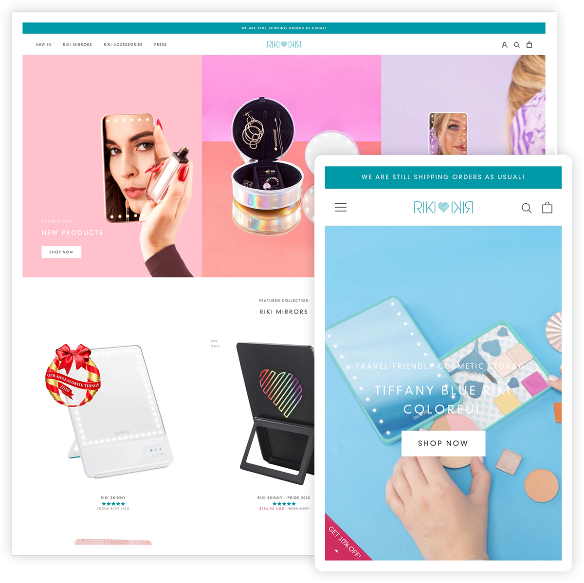 High-Conversion Website Development at Riki Loves Riki