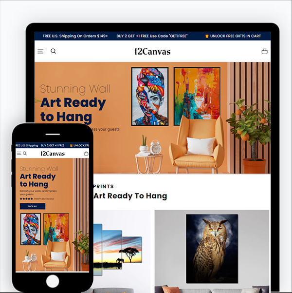 Store design of art store