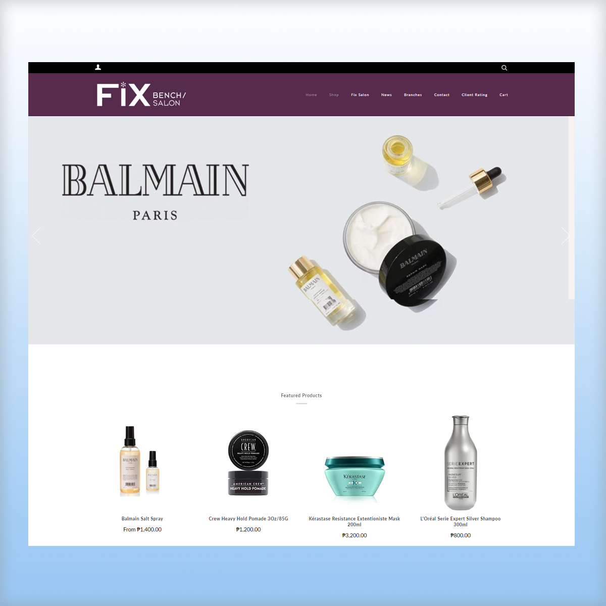 Complete Shopify Store Setup and Digital Marketing Consultation for Bench Fix Salon