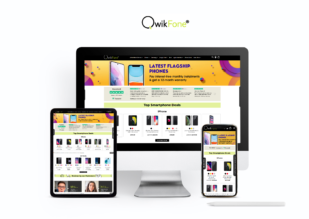 Qwikfone - Migration & Pages Building screenshot