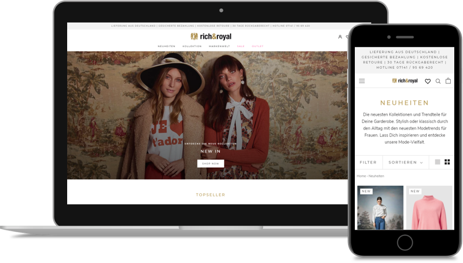 Magento to Shopify Migration for richandroyal.de with Fulfillment Integration