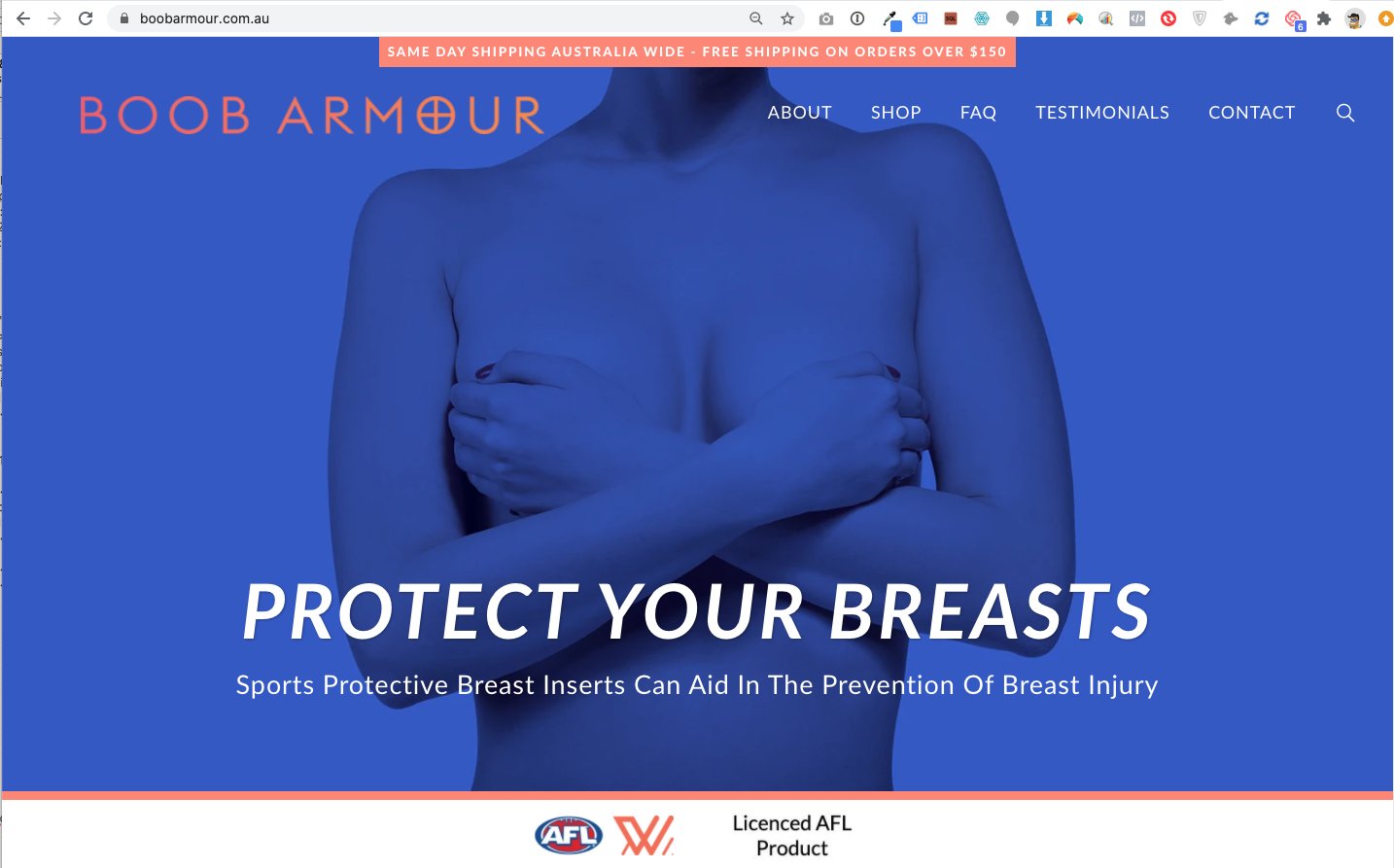 Boob Armour screenshot