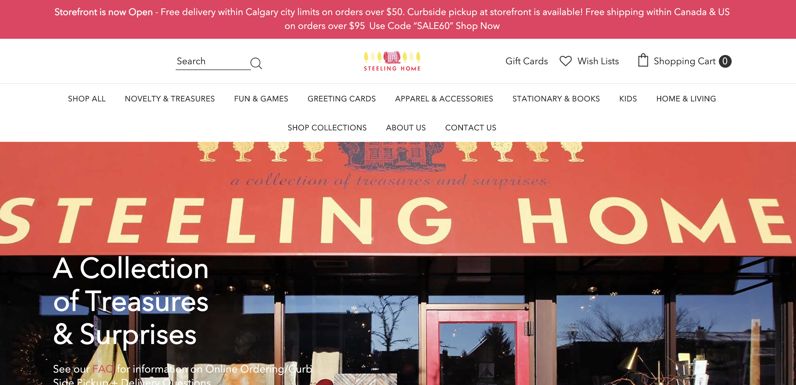Redesigning Steeling Home's Website Theme and Navigation for Enhanced User Experience