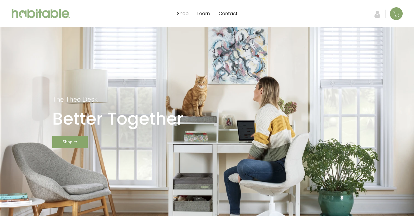UX/UI Design and Development for Shophabitable Store