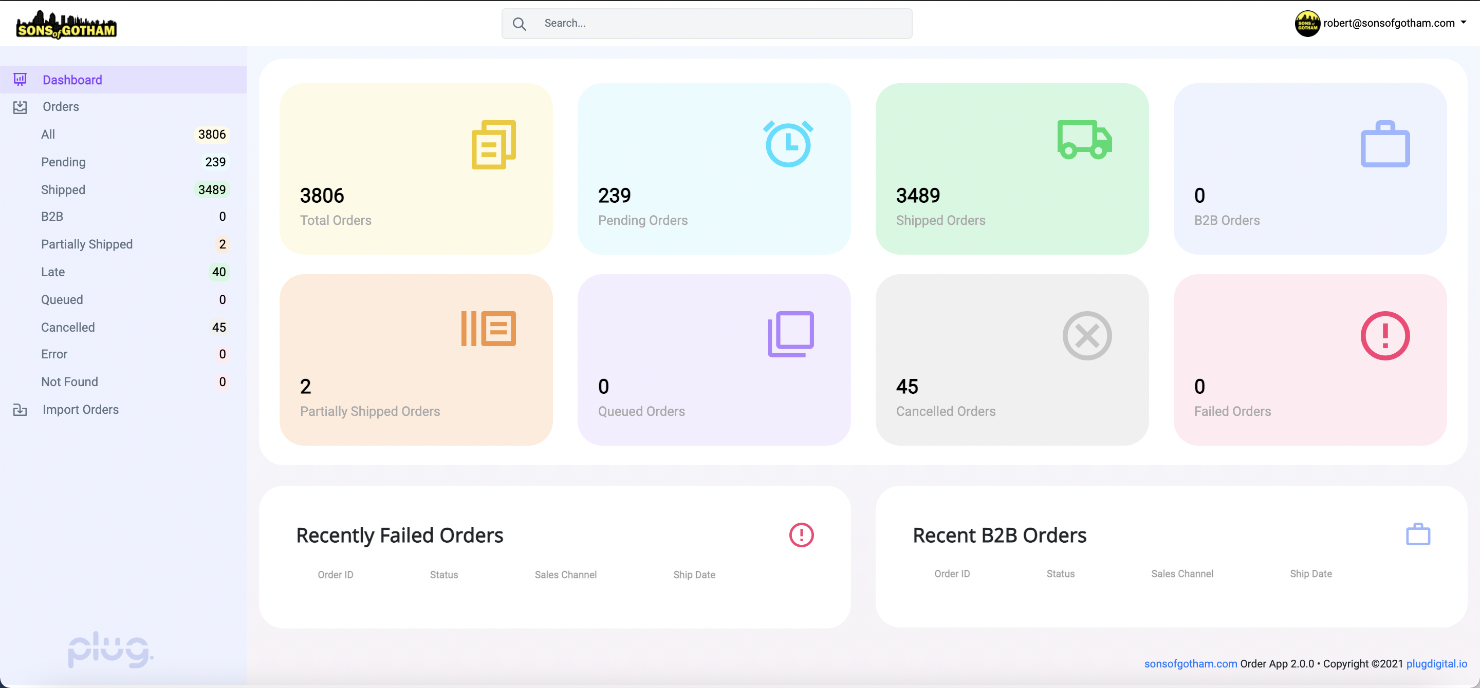 Development of Order App for Sons of Gotham