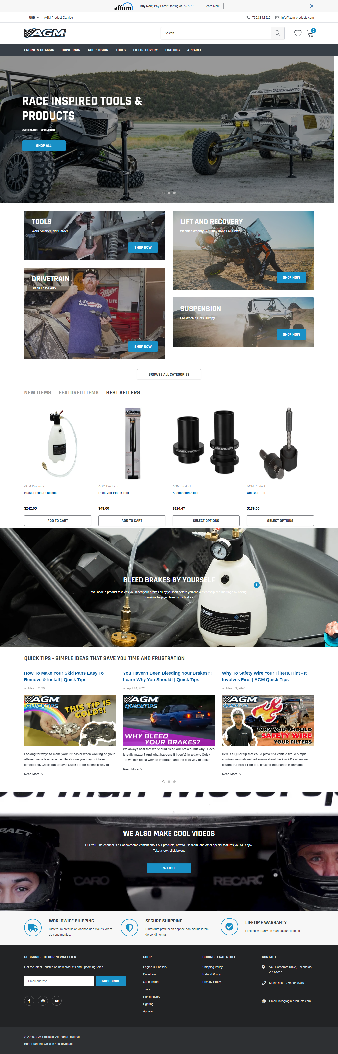 AGM Products screenshot