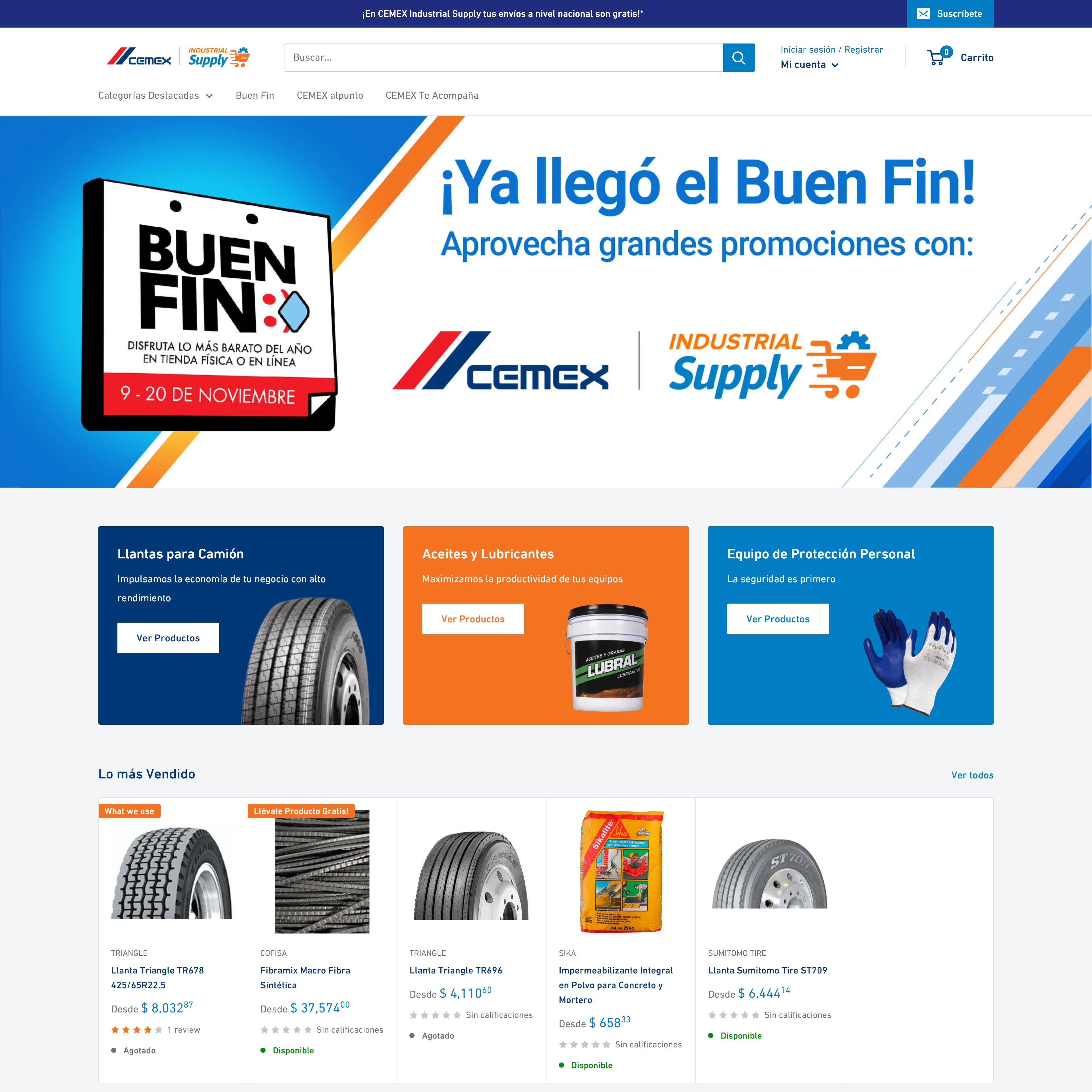 CEMEX Supply screenshot