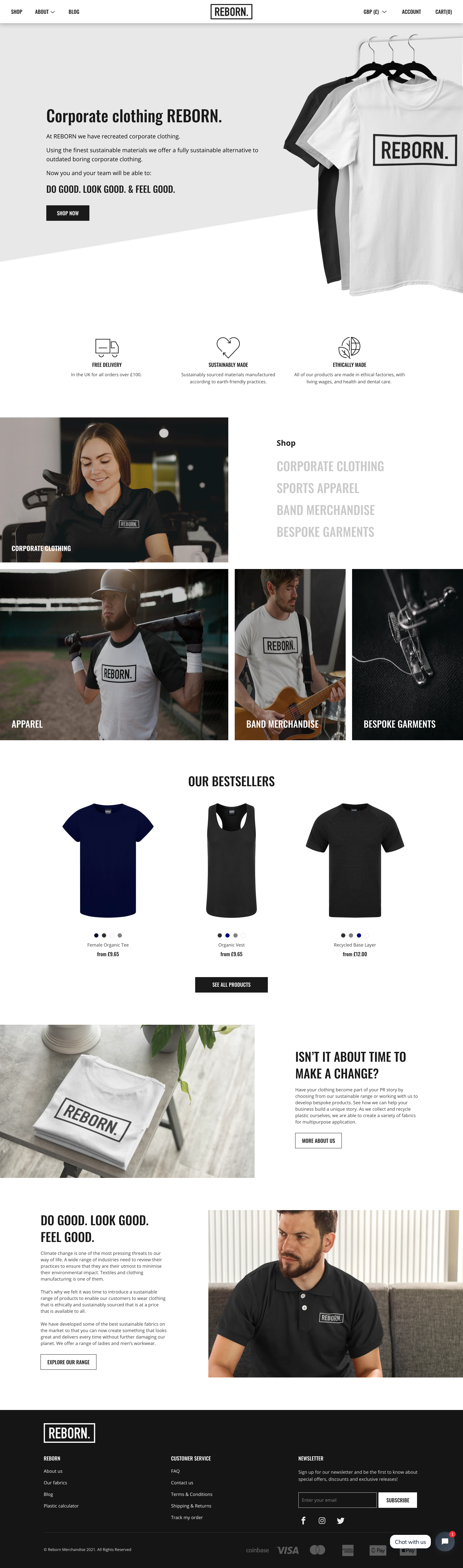 Reborn Merchandise screenshot