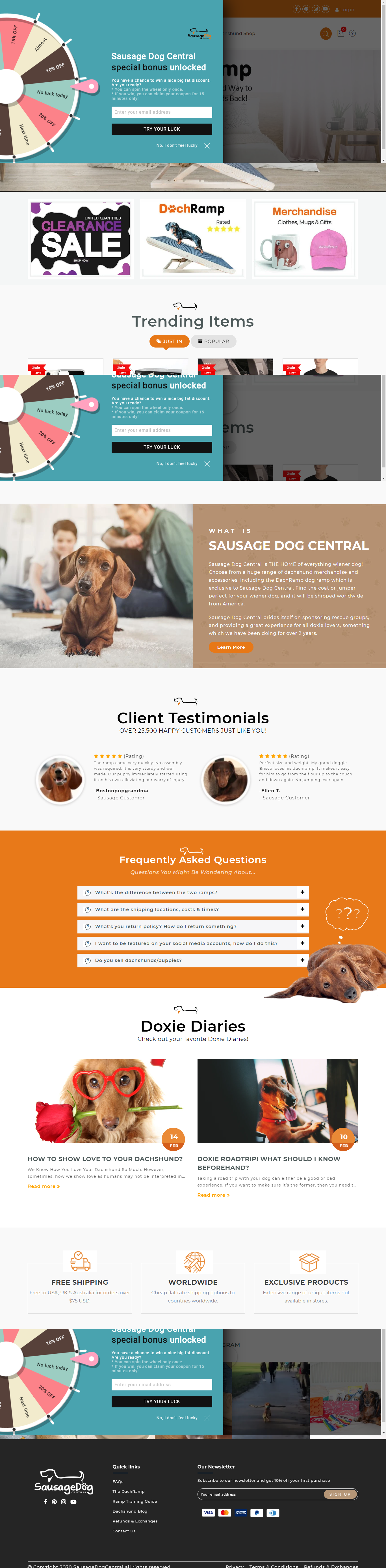 Custom Online Store Development for Pet Shop
