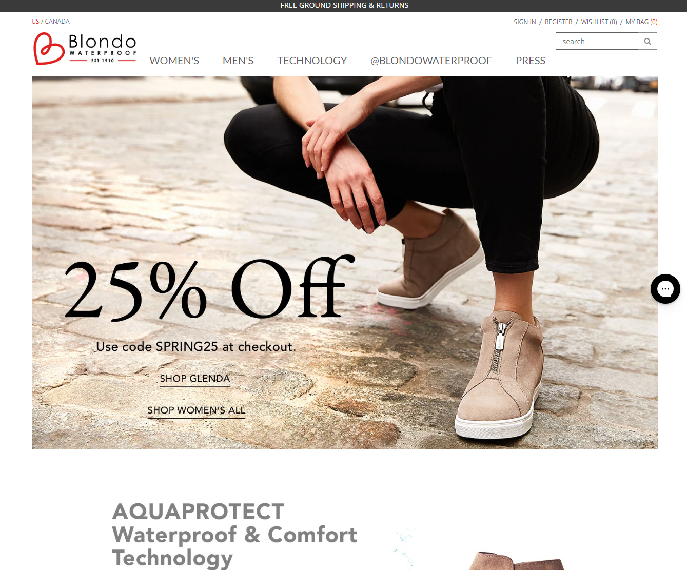 BLONDO.com Store Development screenshot