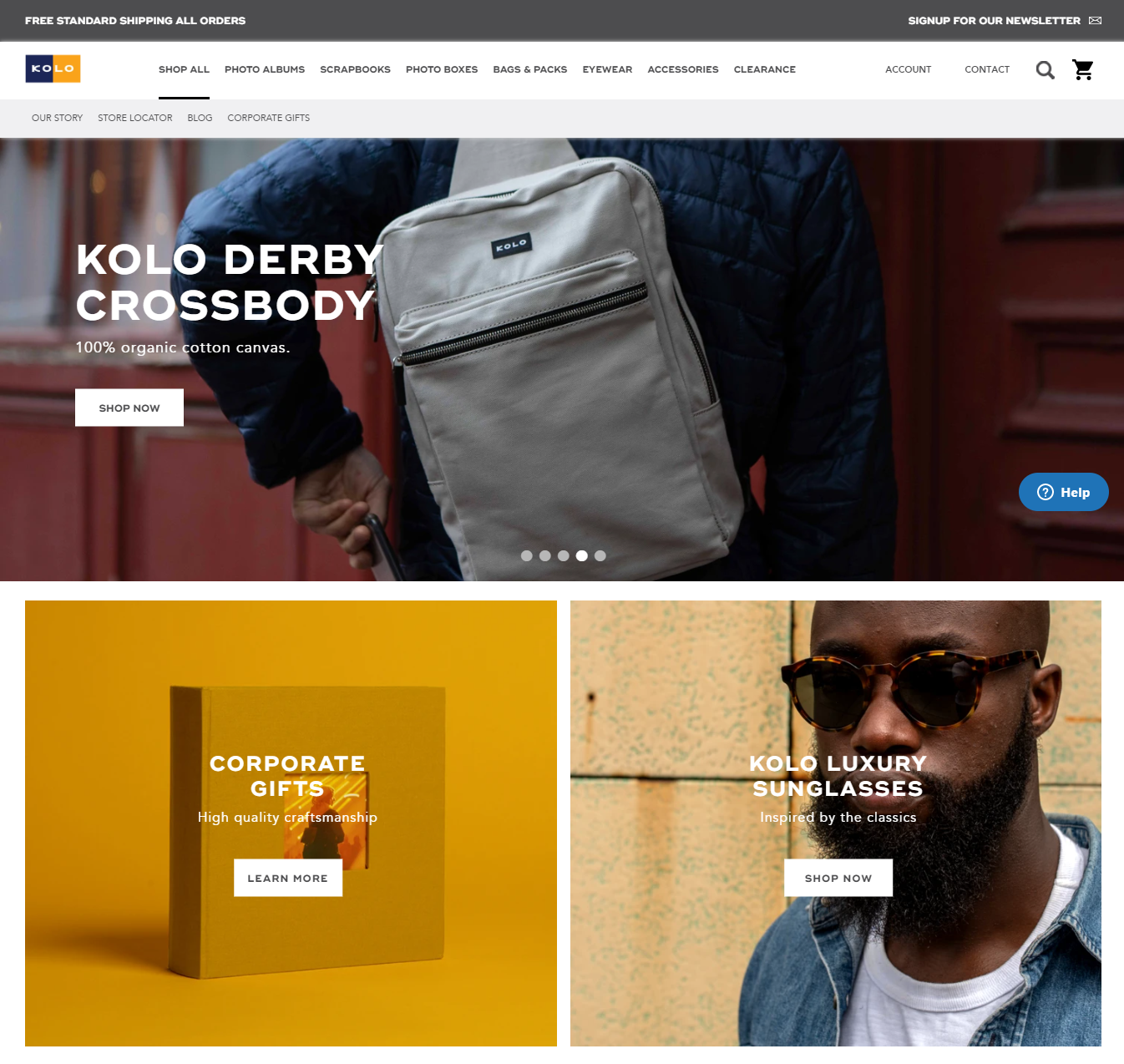 KOLO.com Store Development screenshot