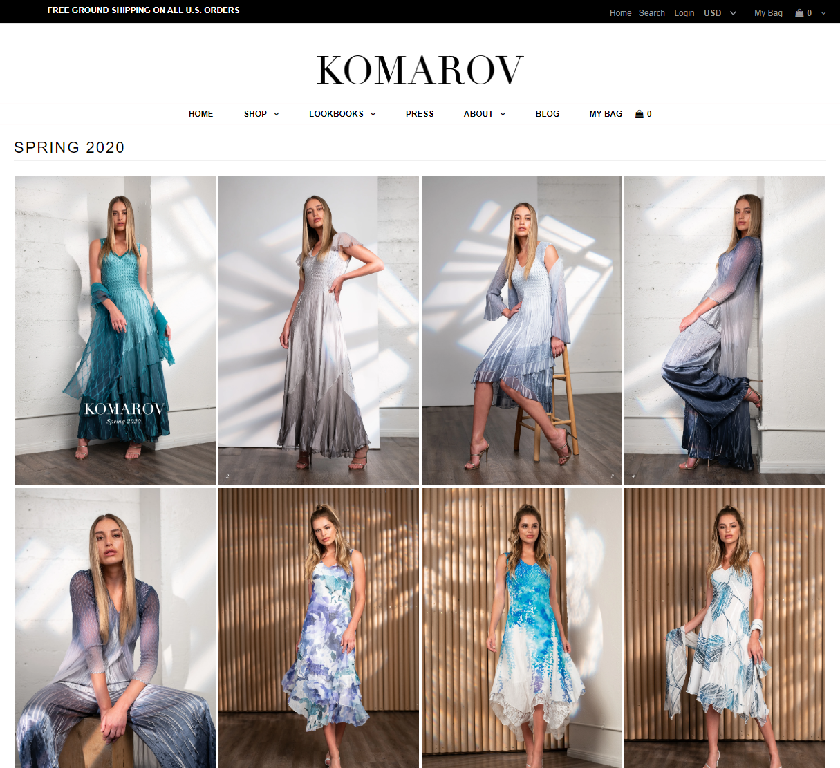 KOMAROV.com Store Development screenshot