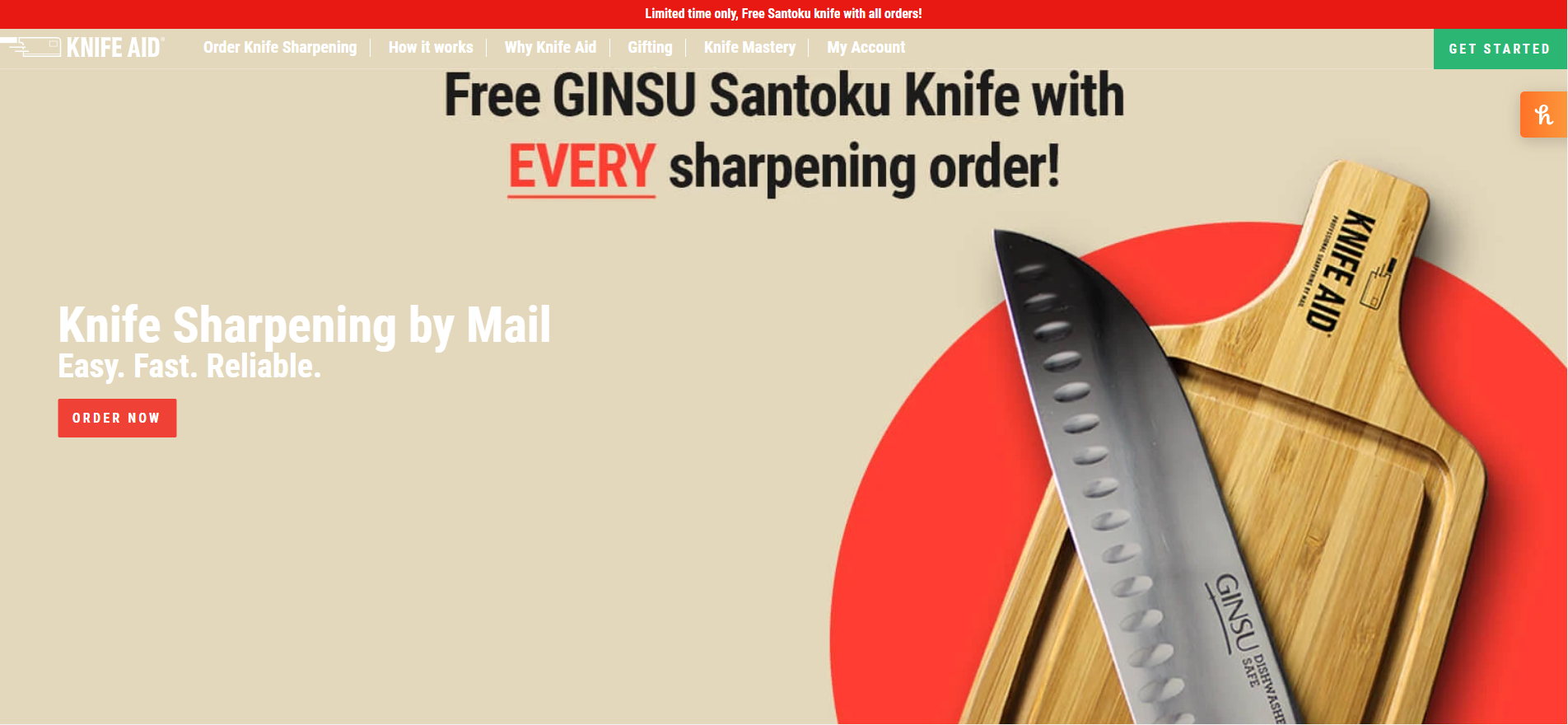 KnifeAid Shopify Plus Upgrade & CRO screenshot