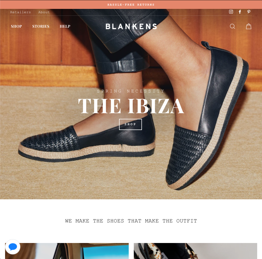 Blankens.com screenshot