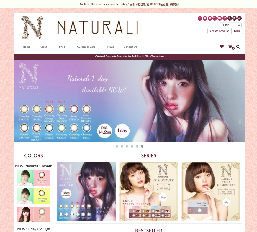 Shopify Store Setup and Customization for Naturali Japan