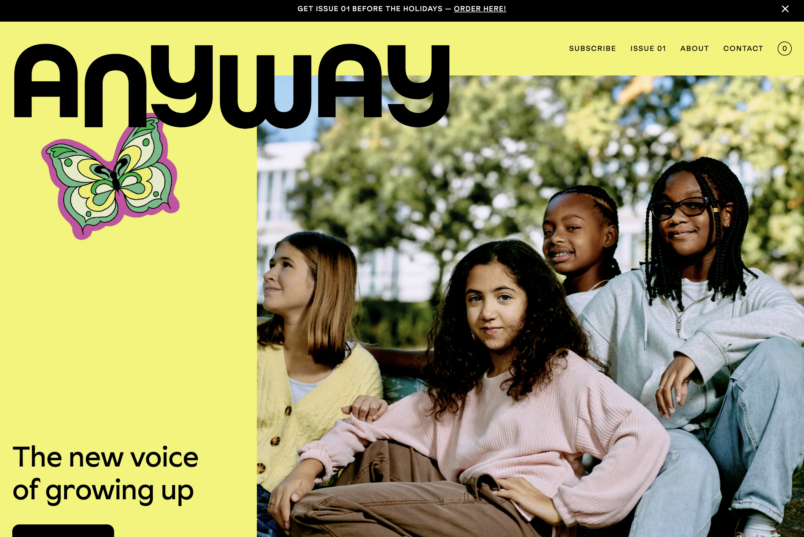 Anyway Magazine screenshot