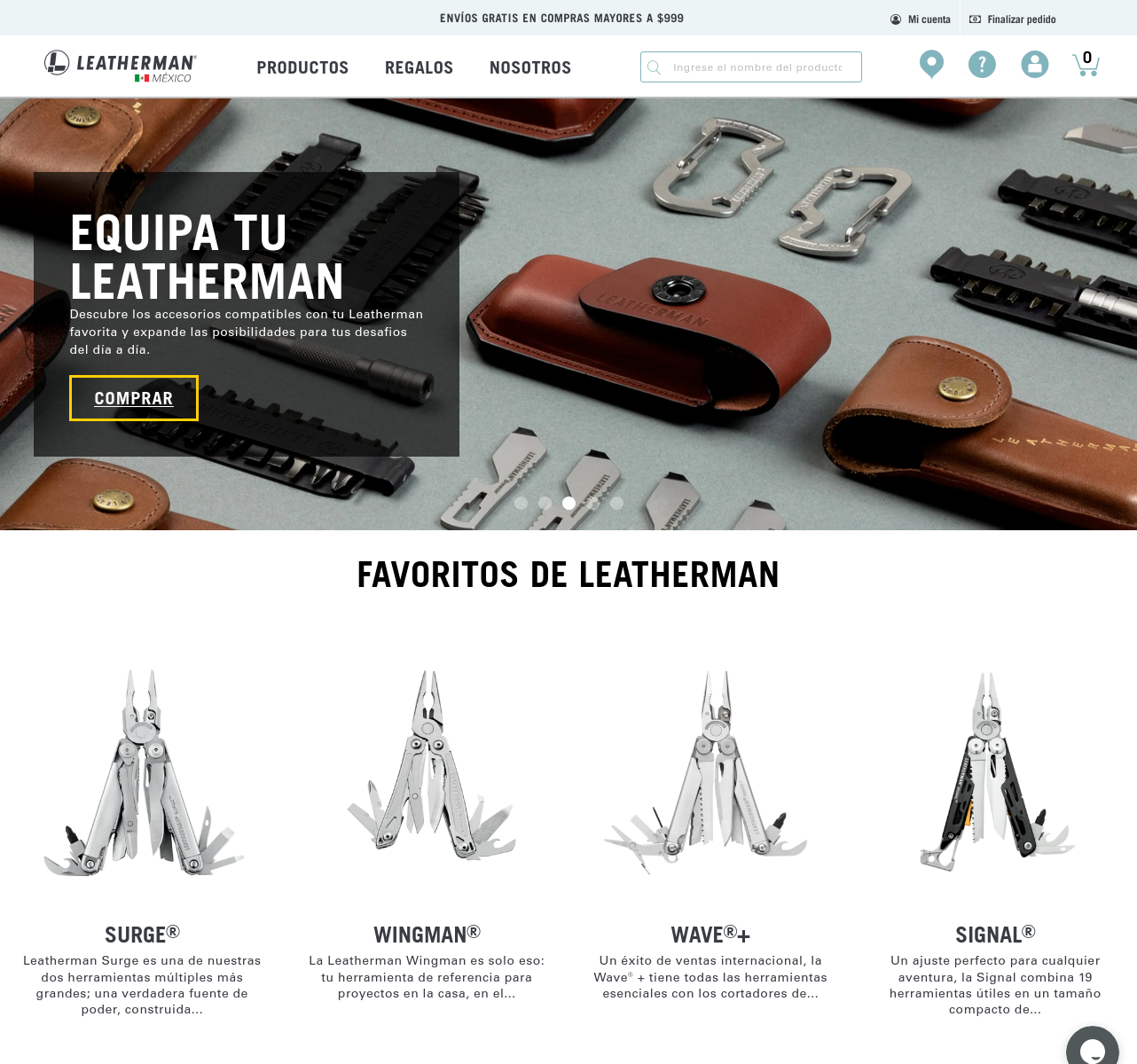 LEATHERMAN MÉXICO screenshot