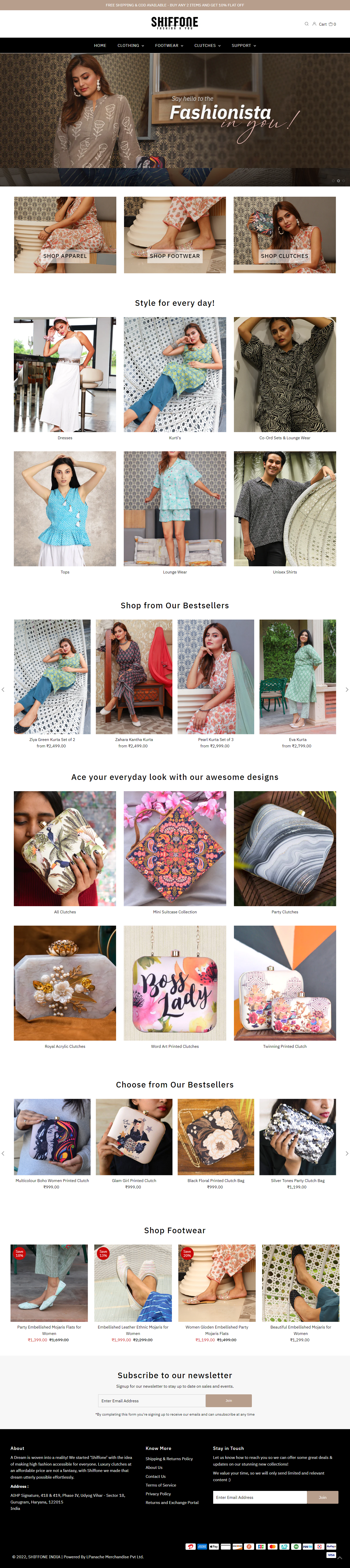 Shiffone India Project Overview