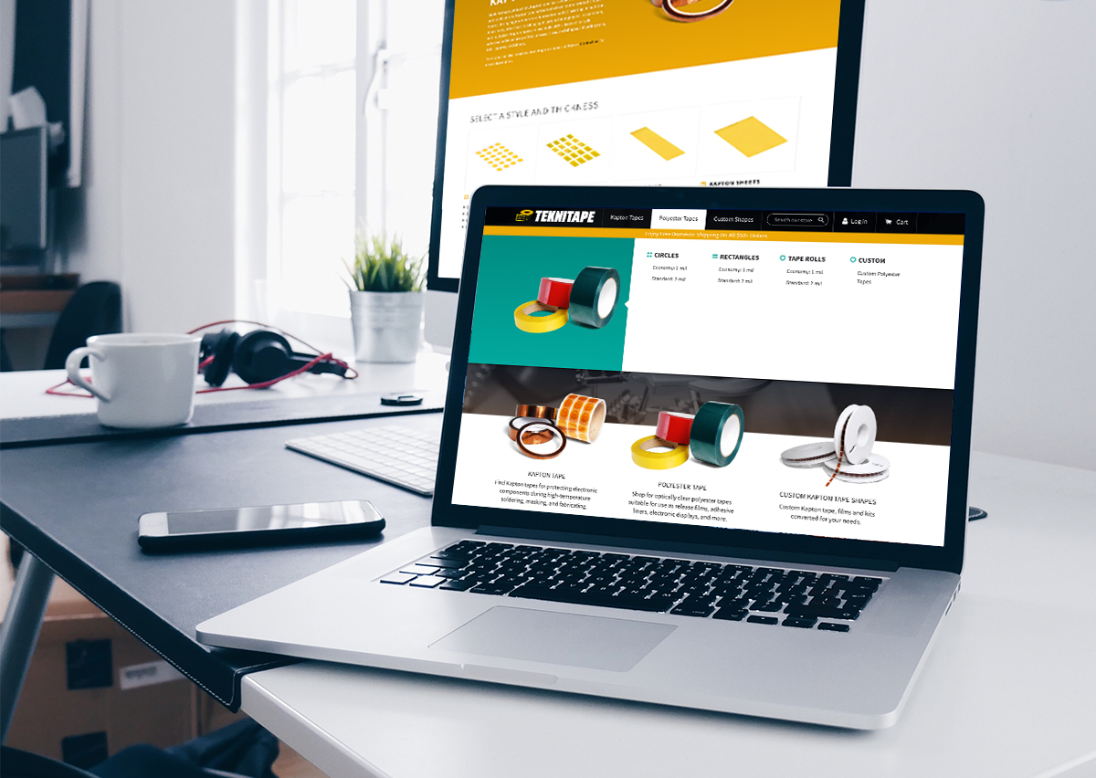 Website & Store @ teknitape.com screenshot