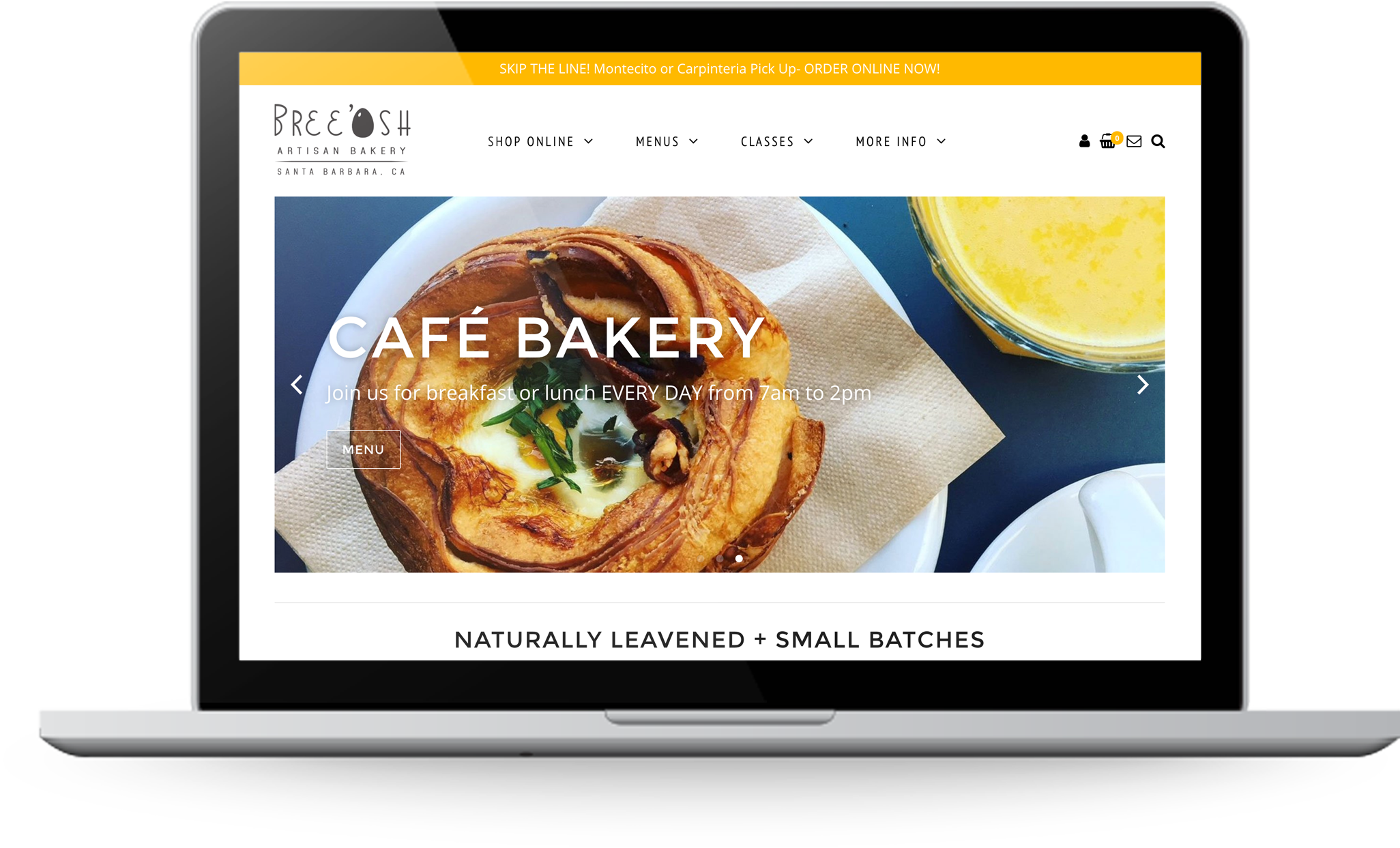 Comprehensive Website Design & Development for Bree'osh Artisan Bakery