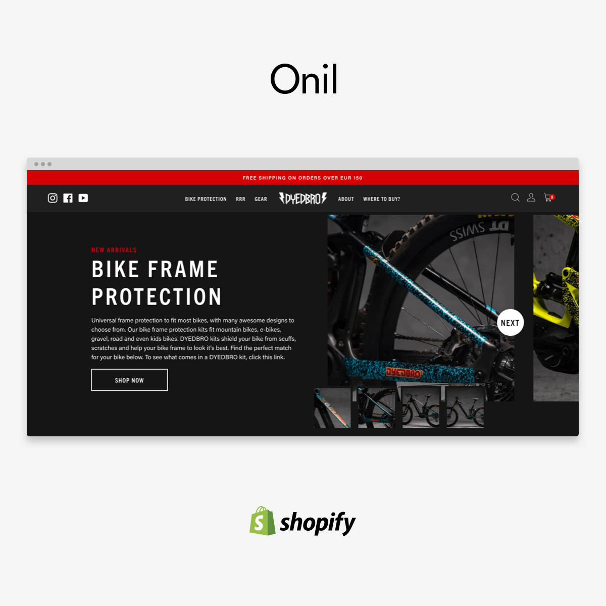 Seamless Migration from Wordpress to Shopify with Custom Redesign for Dyedbro